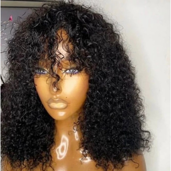 outre Other - Curly and bang human wig